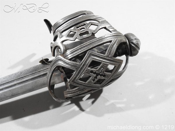 Scottish Basket Hilted Sword c 1720 - Image 16