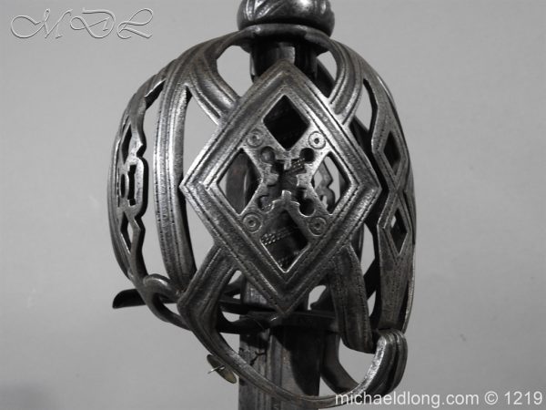 Scottish Basket Hilted Sword c 1720 - Image 18