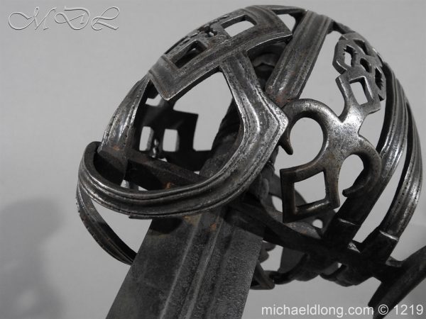 Scottish Basket Hilted Sword c 1720 - Image 21