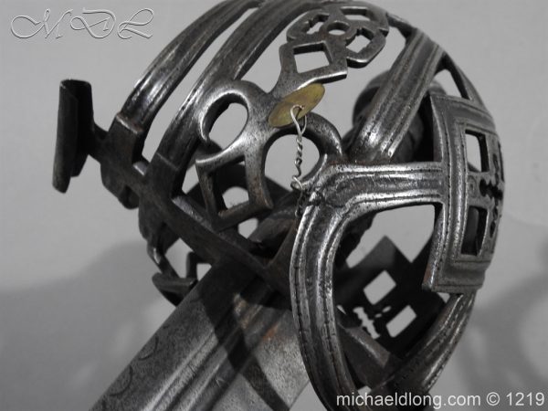 Scottish Basket Hilted Sword c 1720 - Image 22
