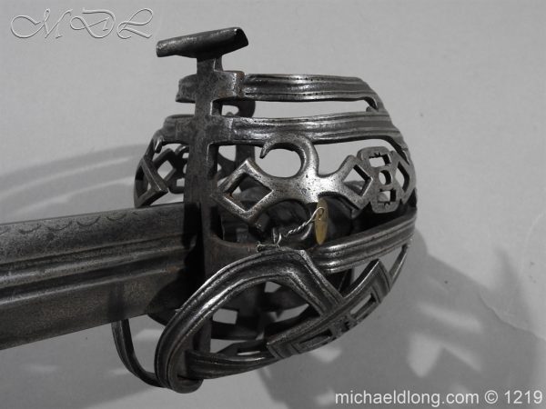 Scottish Basket Hilted Sword c 1720 - Image 23