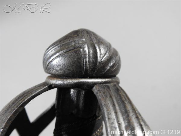 Scottish Basket Hilted Sword c 1720 - Image 25