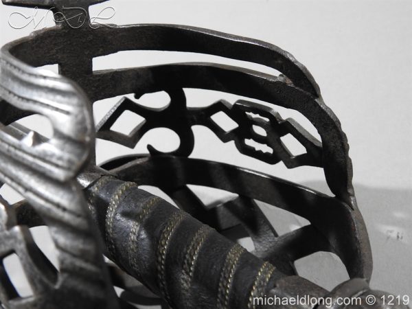 Scottish Basket Hilted Sword c 1720 - Image 26