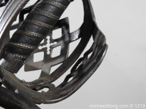 Scottish Basket Hilted Sword c 1720 - Image 27