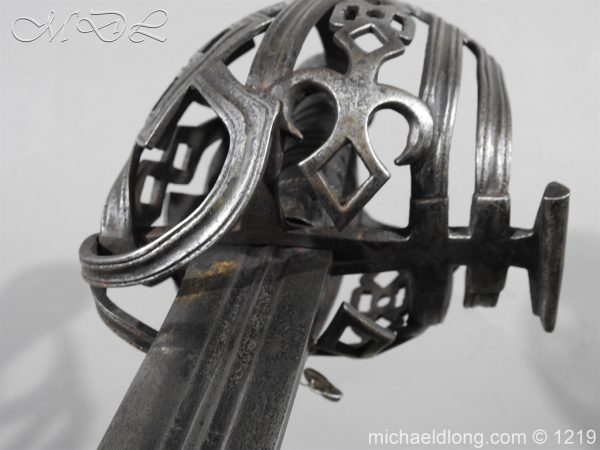 Scottish Basket Hilted Sword c 1720 - Image 28