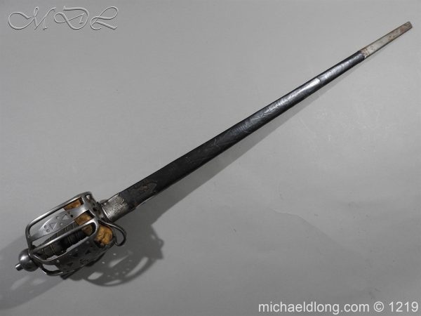 Scottish Basket Hilt Cavalry Sword C 1760 - Image 35