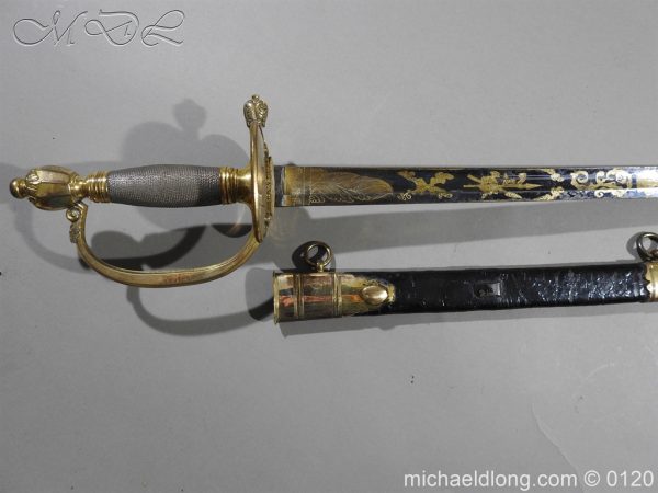 1796 British Blue and Gilt Infantry Officer's Sword - Image 2