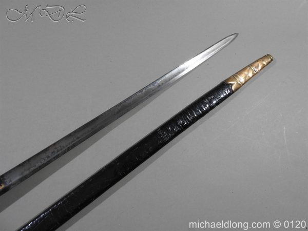 1796 British Blue and Gilt Infantry Officer's Sword - Image 4