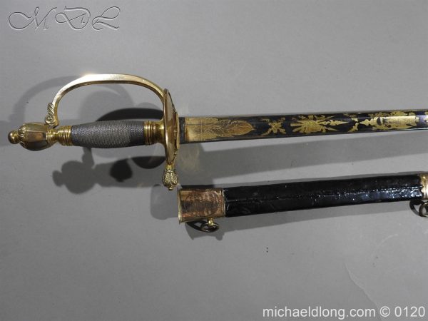1796 British Blue and Gilt Infantry Officer's Sword - Image 6
