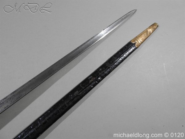 1796 British Blue and Gilt Infantry Officer's Sword - Image 8