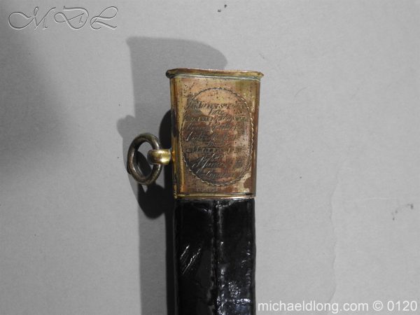 1796 British Blue and Gilt Infantry Officer's Sword - Image 9