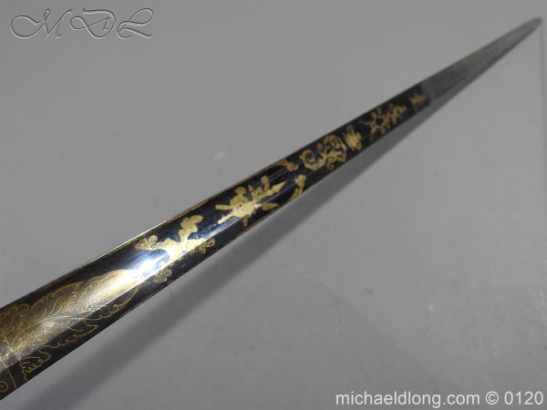 1796 British Blue and Gilt Infantry Officer's Sword - Image 14