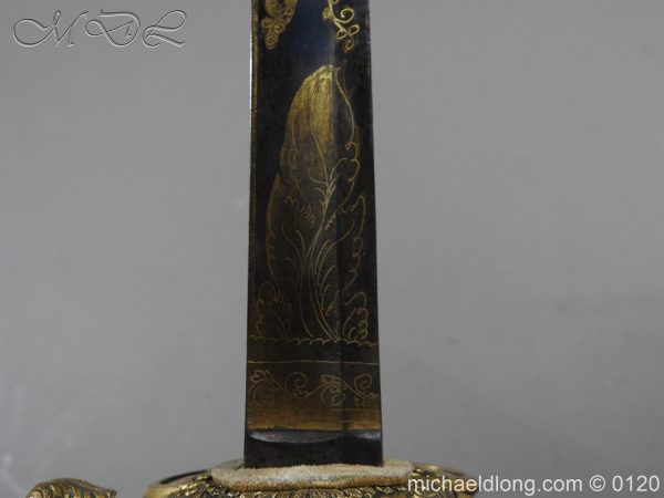 1796 British Blue and Gilt Infantry Officer's Sword - Image 15