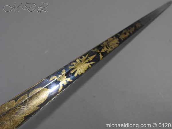 1796 British Blue and Gilt Infantry Officer's Sword - Image 20