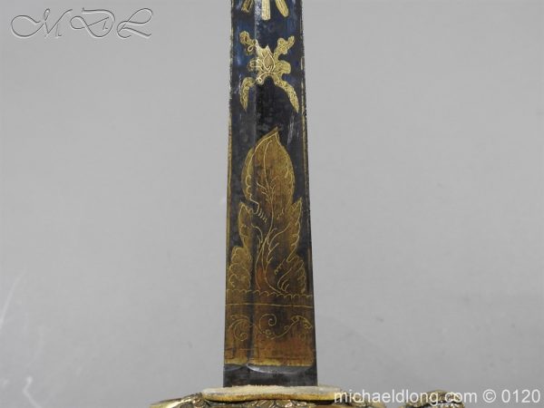 1796 British Blue and Gilt Infantry Officer's Sword - Image 21