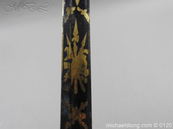 1796 British Blue and Gilt Infantry Officer's Sword - Image 22