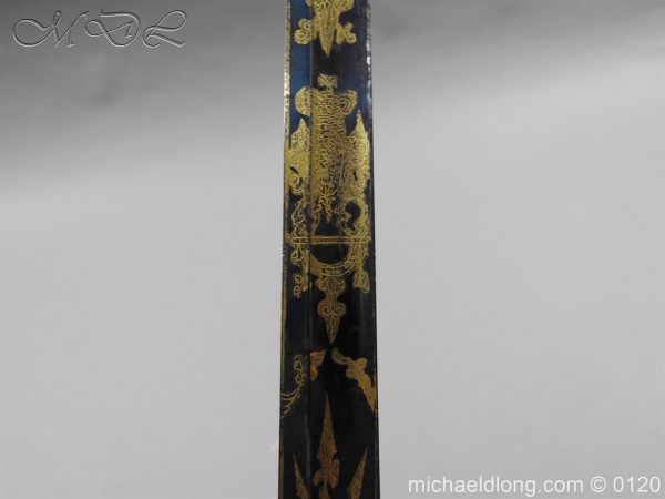 1796 British Blue and Gilt Infantry Officer's Sword - Image 23