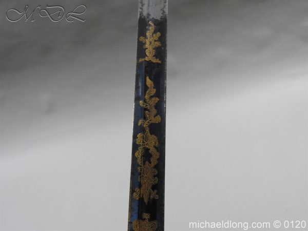 1796 British Blue and Gilt Infantry Officer's Sword - Image 24