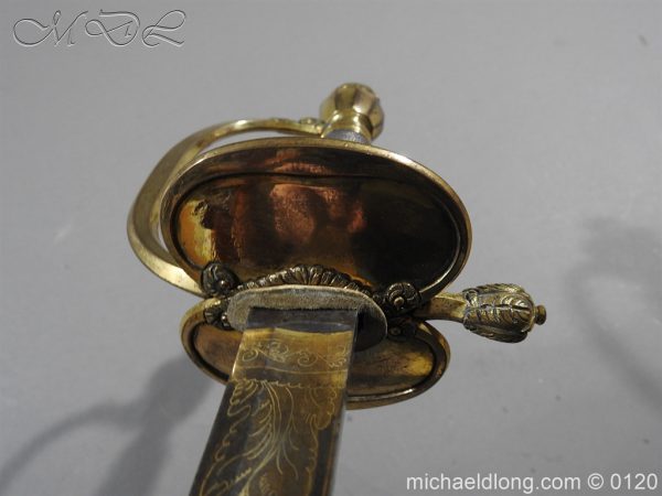 1796 British Blue and Gilt Infantry Officer's Sword - Image 30