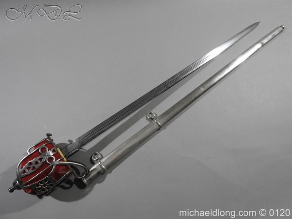 Scottish Victorian Military Basket Hilted Sword