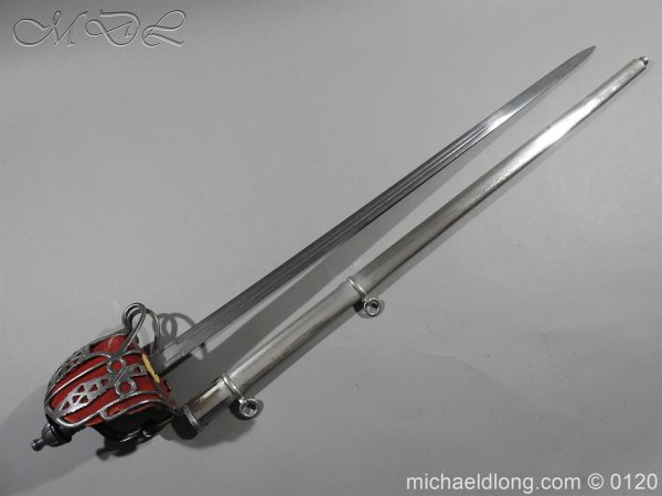 Scottish Victorian Military Basket Hilted Sword - Image 5
