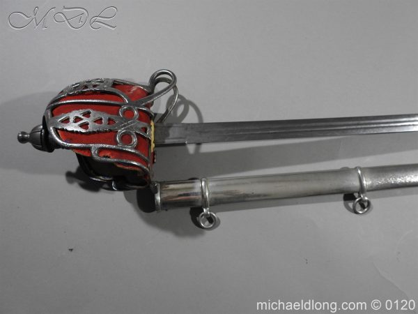 Scottish Victorian Military Basket Hilted Sword - Image 6