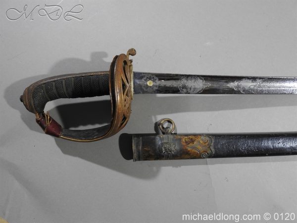Grenadier Guards Officer's Sword Lt Col A E Ponsonby - Image 2