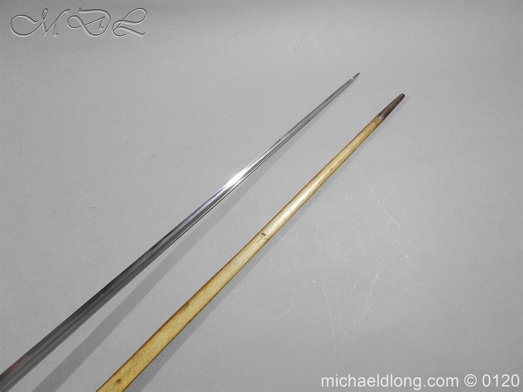 English Blue and Gilt Small Sword by Jeffery c 1780 - Image 8