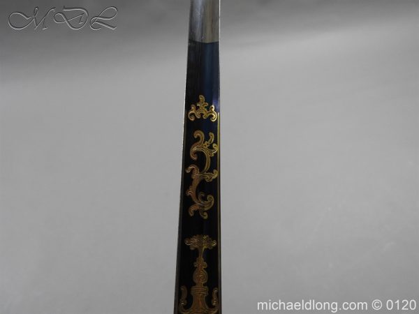 English Blue and Gilt Small Sword by Jeffery c 1780 - Image 18