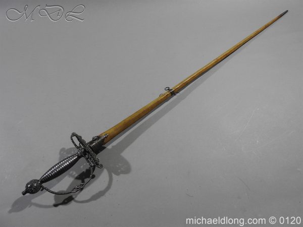 English Blue and Gilt Small Sword by Jeffery c 1780 - Image 32