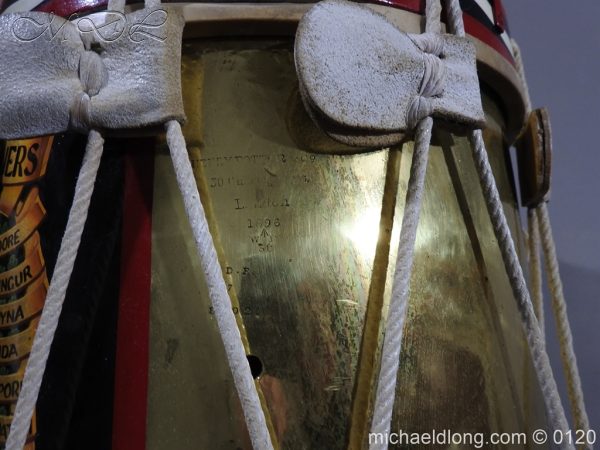 1st Battn Royal Dublin Fusiliers Regimental Drum by Henry Potter - Image 11