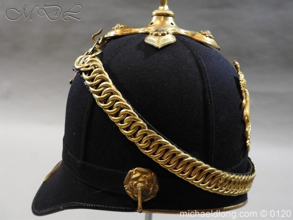 Royal Army Medical Corps Officer’s Service Helmet  Lt R Le Geyt Worsley - Image 10