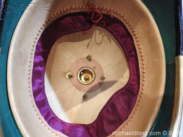 Royal Army Medical Corps Officer’s Service Helmet  Lt R Le Geyt Worsley - Image 17