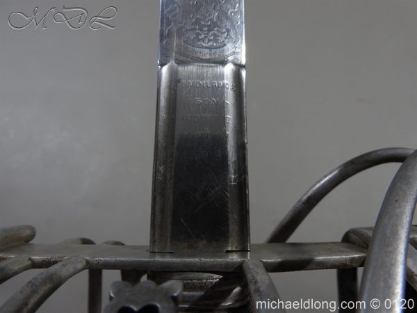 Scottish Highland Light Infantry Officer's Sword - Image 12