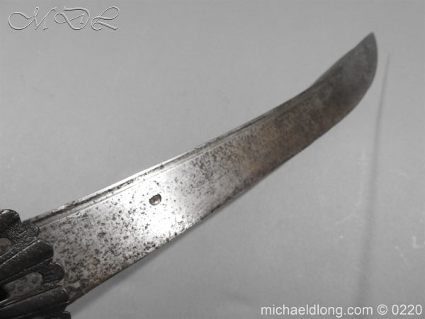 English Military Hanger - Horn Clemens Solingen 1586 - 1617 - Image 12