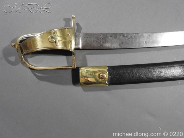 French Naval Cutlass Dated 1797 - Image 2
