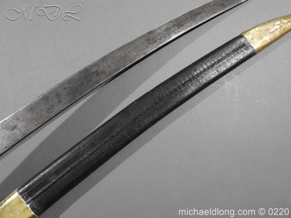 French Naval Cutlass Dated 1797 - Image 7