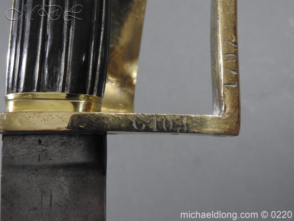 French Naval Cutlass Dated 1797 - Image 24