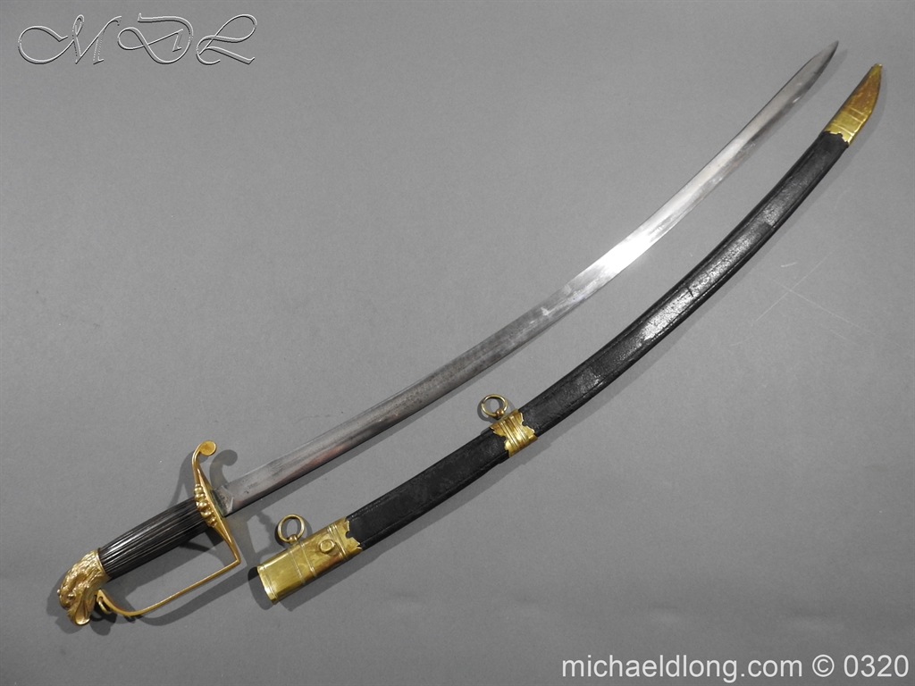 Eagle Headed Five Ball Officer's Sword