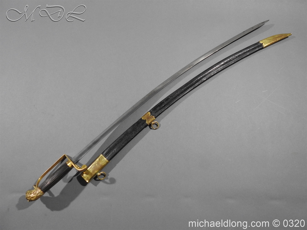 Eagle Headed Five Ball Officer's Sword - Image 19