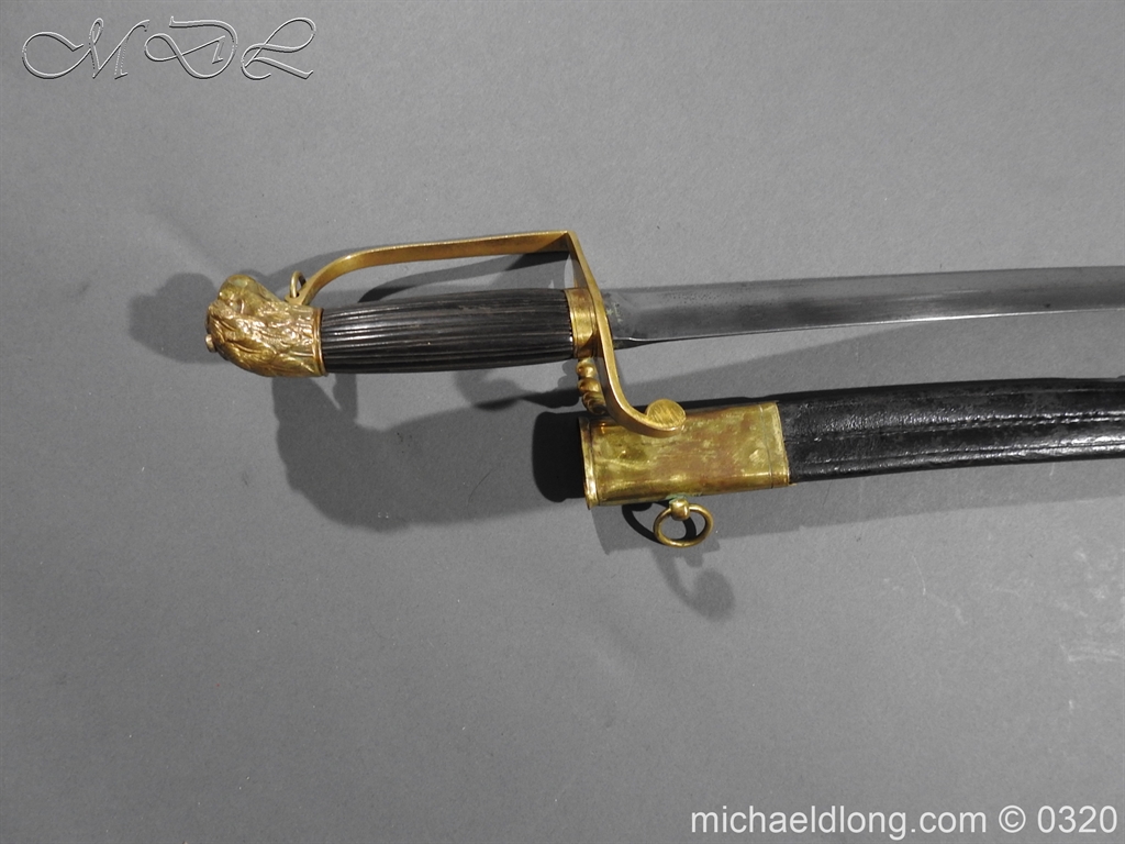 Eagle Headed Five Ball Officer's Sword - Image 18