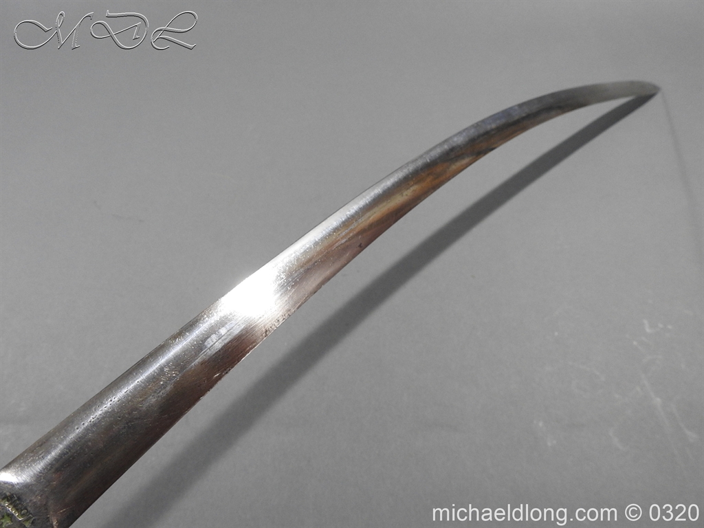 Eagle Headed Five Ball Officer's Sword - Image 12