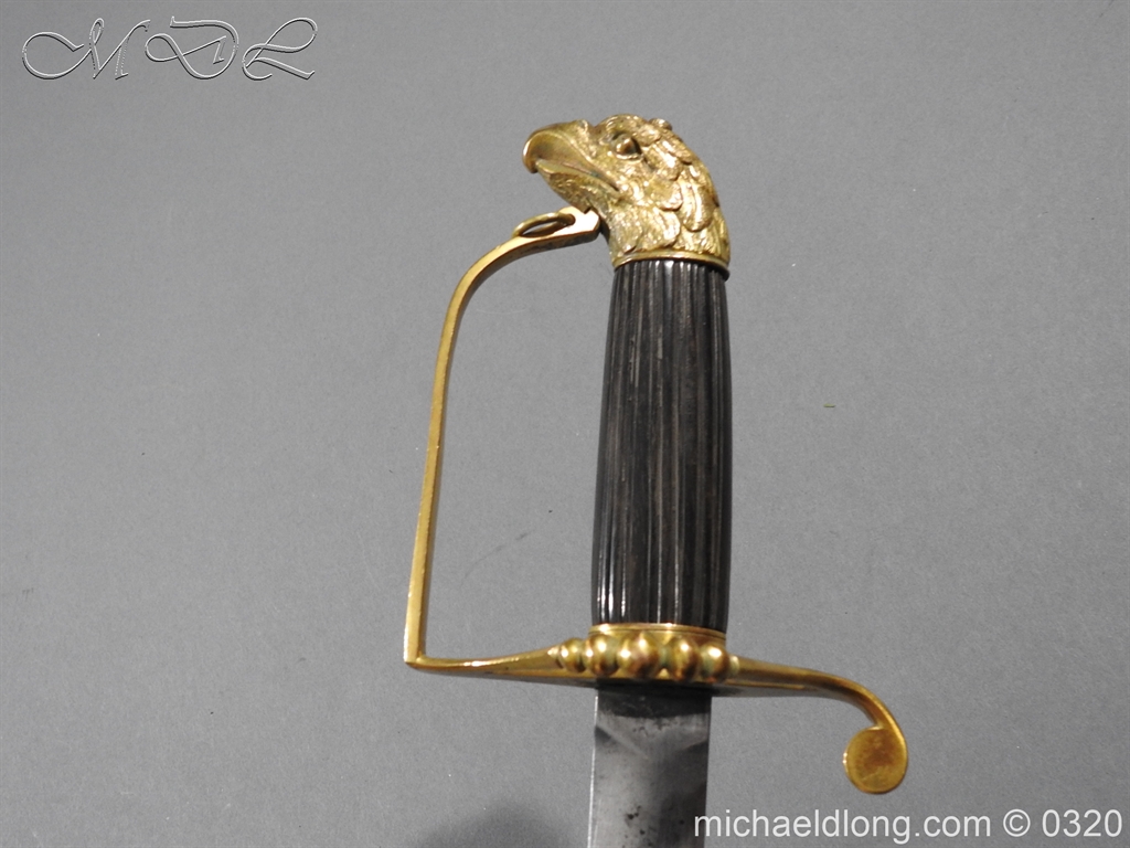 Eagle Headed Five Ball Officer's Sword - Image 10