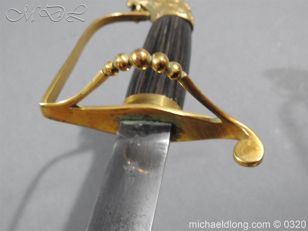 Eagle Headed Five Ball Officer's Sword - Image 9