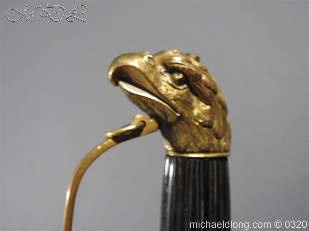 Eagle Headed Five Ball Officer's Sword - Image 8