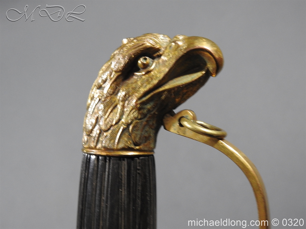 Eagle Headed Five Ball Officer's Sword - Image 7