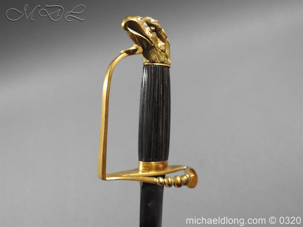 Eagle Headed Five Ball Officer's Sword - Image 4