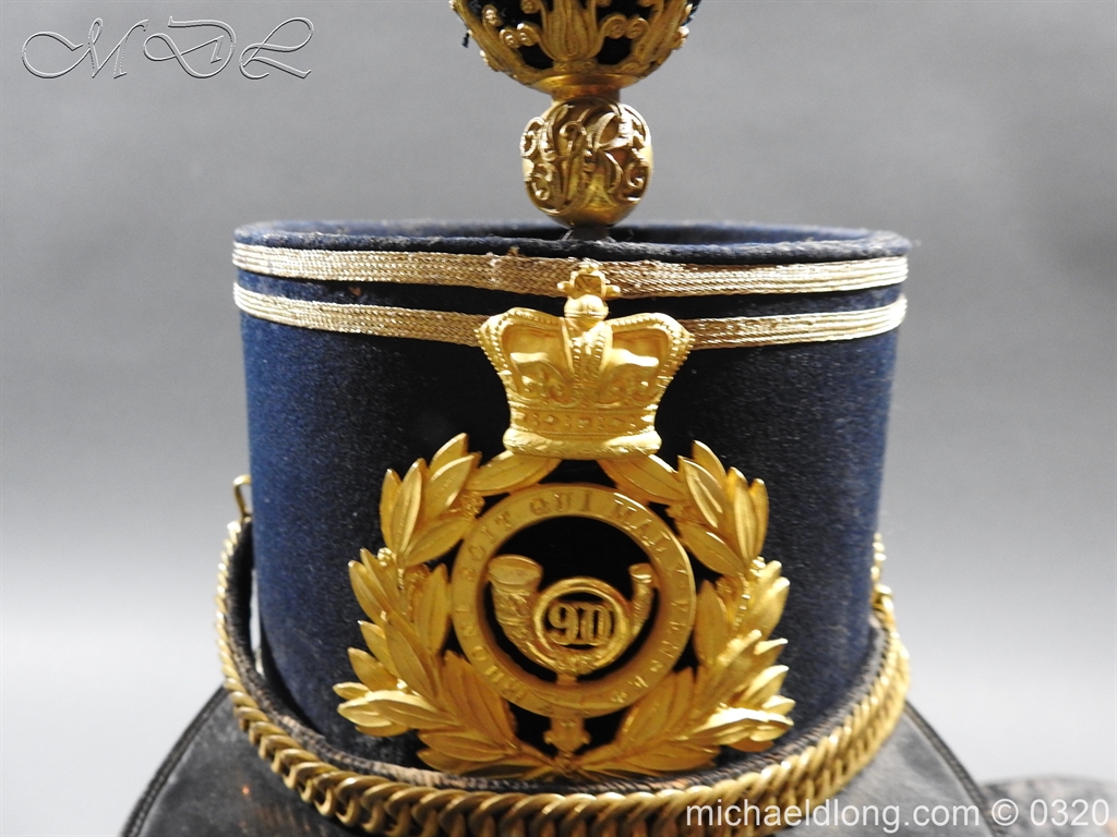 90th Light Infantry Officer's Shako - Image 4