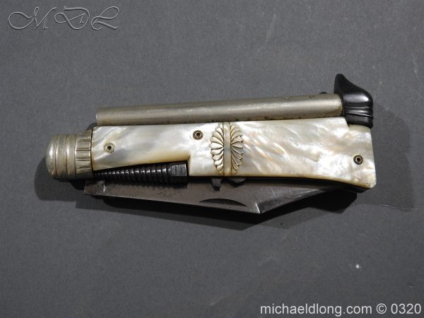 English Victorian Percussion Combination Pistol - Image 2