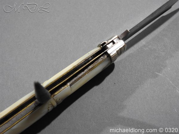 English Victorian Percussion Combination Pistol - Image 11